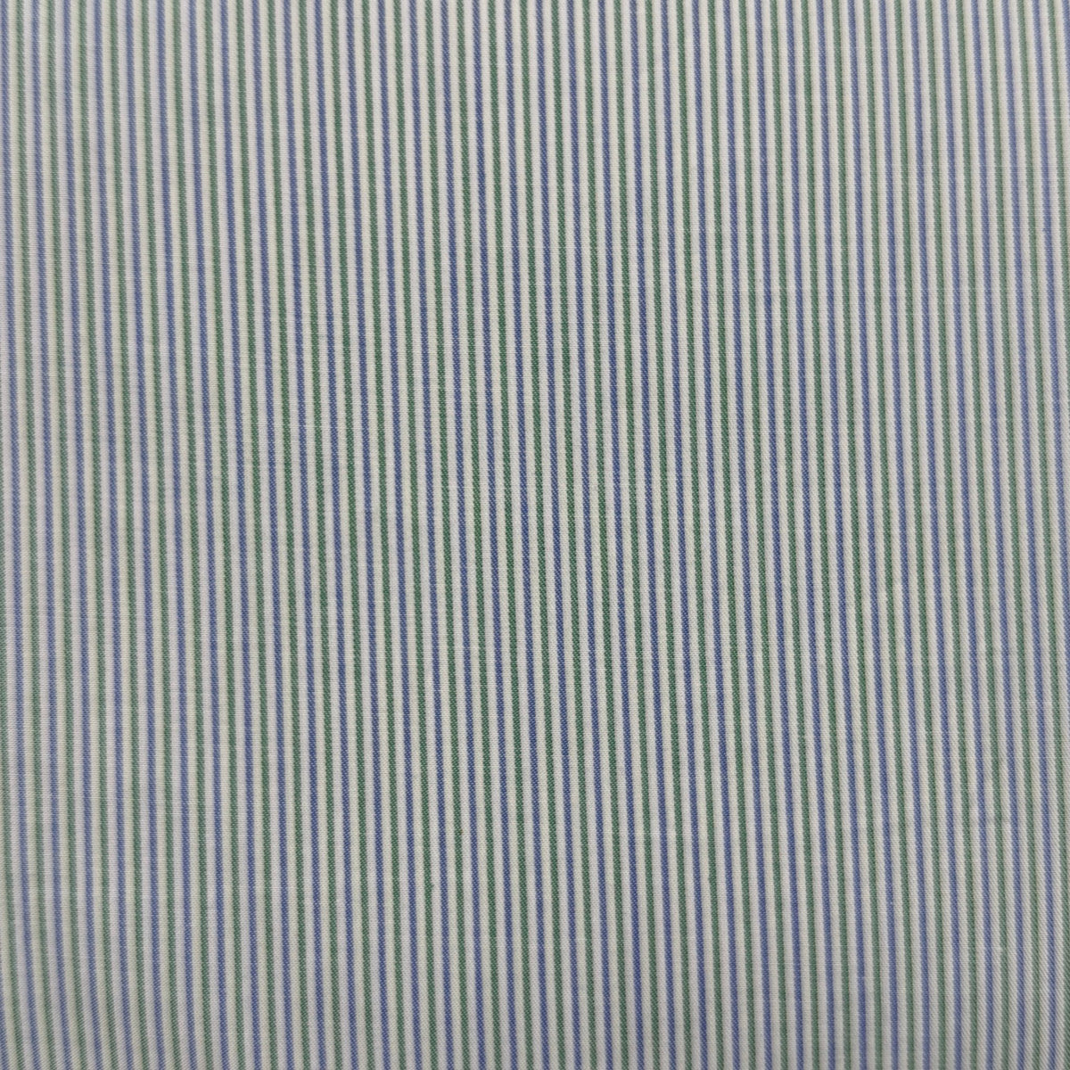 SS92 - Green & Blue Thin Stripe
