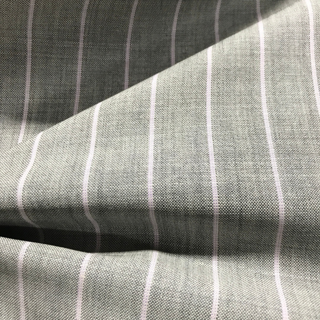 H2029 - Grey W/ Lilac Banker Stripe