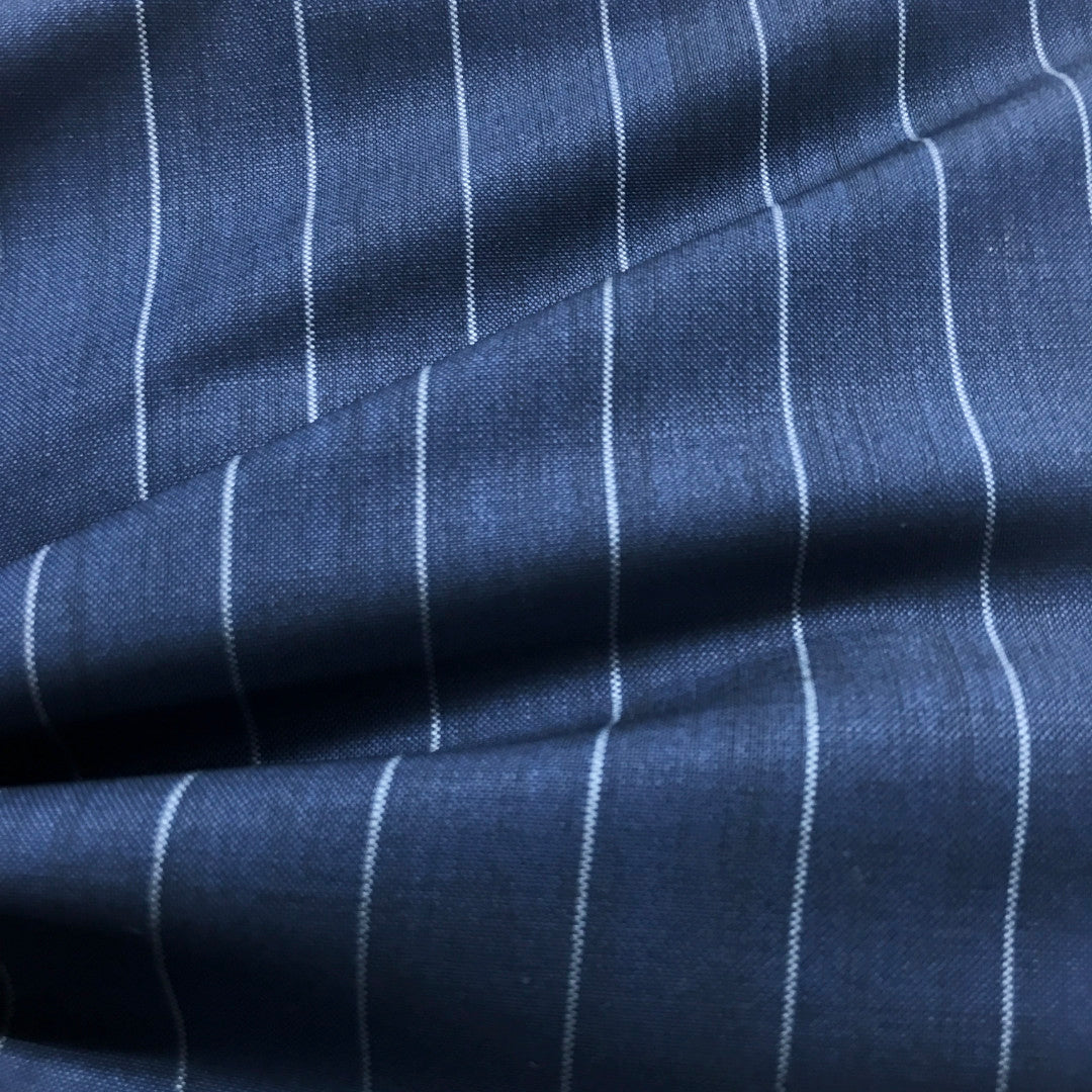 H2032 - Light Navy W/ White Banker Stripe