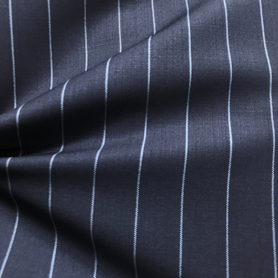 H2034 - Navy W/ Pale Blue Banker Stripe