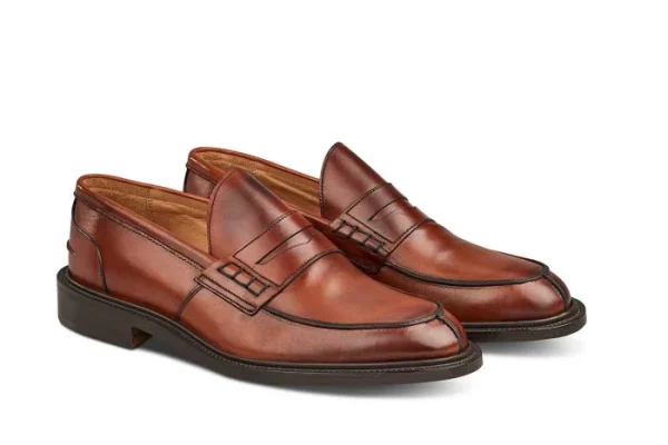 JAMES PENNY LOAFER - CHESTNUT BURNISHED