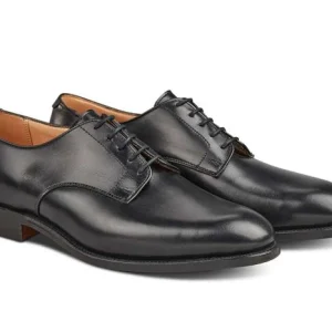 WILTSHIRE PLAIN DERBY CITY SHOE - BLACK