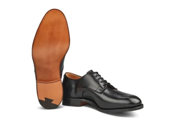 WILTSHIRE PLAIN DERBY CITY SHOE - BLACK - Image 2